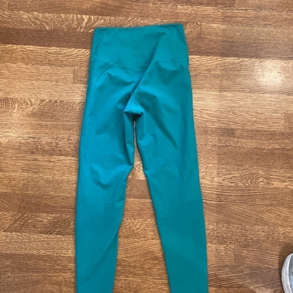 Girlfriend Collective Compressive Leggings Emerald Green Size Small Style 4008 - Picture 3 of 7